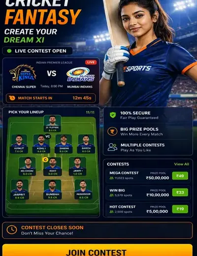 In999 (in999) fantasy cricket & matchday visual 3